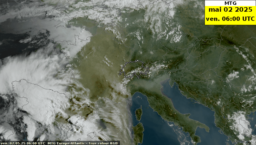 Image satellite (MTG) du 1er mai 2024 de 6 h à 7h30 UTC.