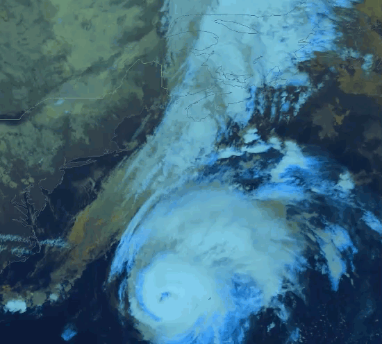 Figure 2 : Animation du satellite GOES16 entre le 23 sepembre à 06 UTC et le 24 septembre à 06 UTC.