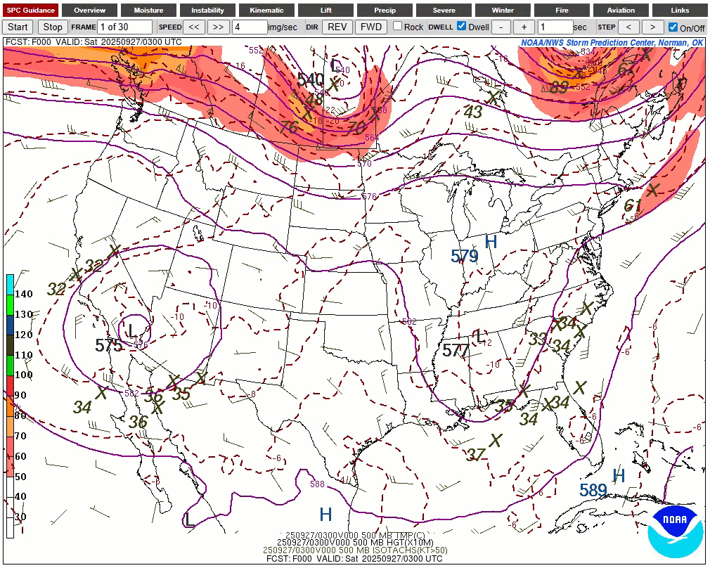 Fig.2 : l'une des nombreuses animations disponibles sur le site web de la NOAA. 