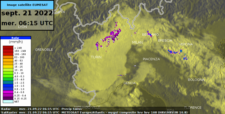 Image satellite EUMESAT