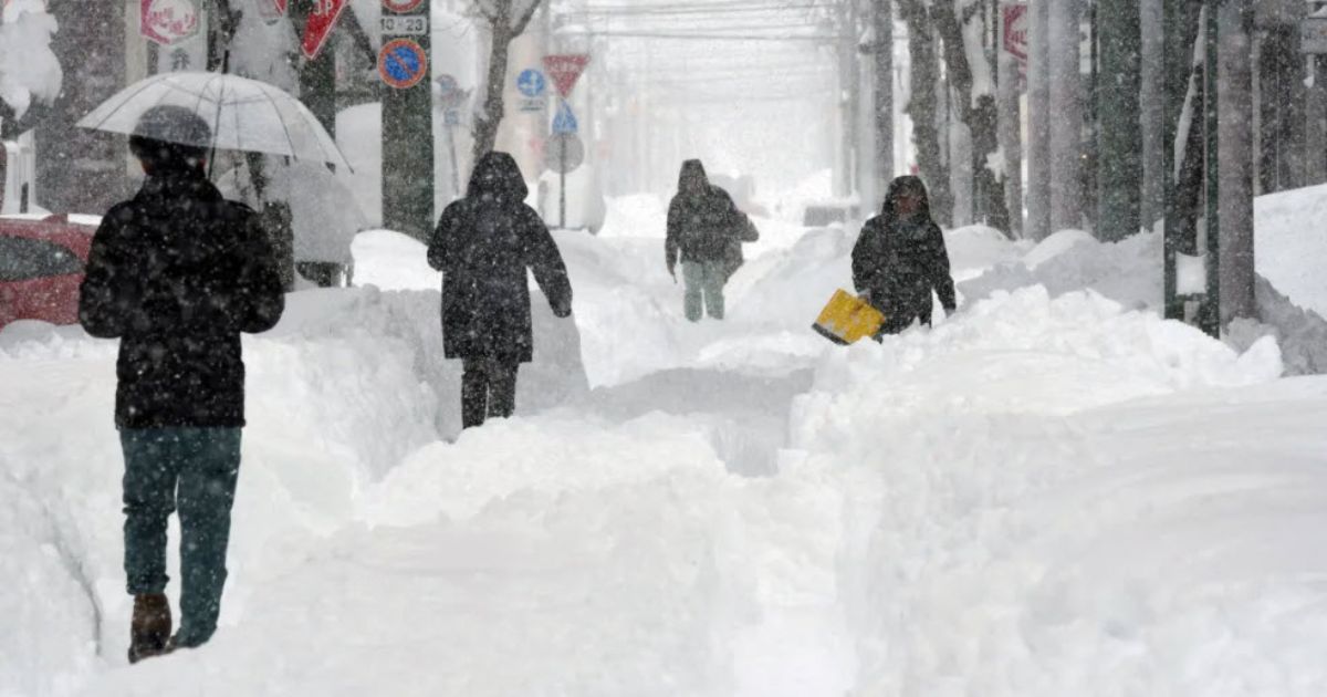 Retour sur les récentes chutes de neige record au Japon - MétéoSuisse