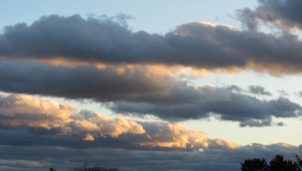 Stratocumulus immortalisé depuis la magnifique région de Bevaix.