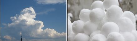 Les cumulus présentent un profil en amas, lorsque les basses couches de l’atmosphère partent à l’assaut des couches supérieures. Ici, c’est la foire d’empoigne !