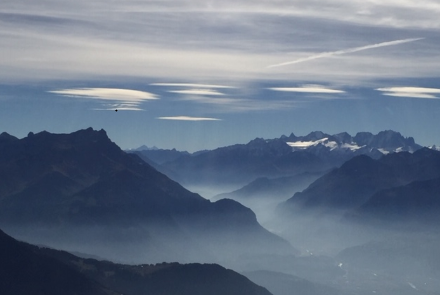 Altocumulus lenticularis au-dessus du Chablais