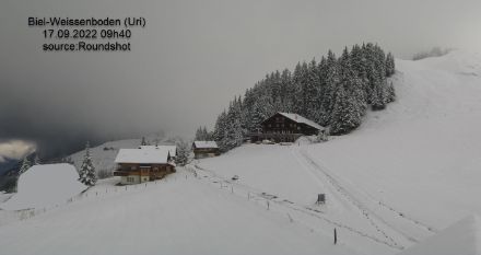 Photo webcam Roundshot (Biel-Weissenboden) 17.09.2022 (Uri)