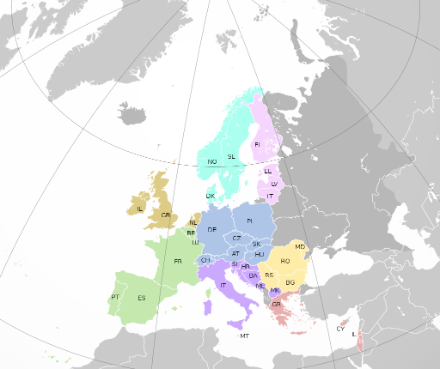Carte des groupes de coordination