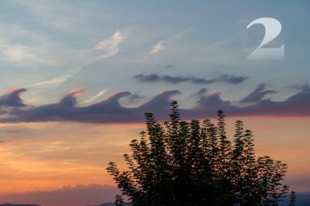 Une observation rare : la "vague de Kelvin-Helmholtz" prise de vue le 1er septembre 2016. Photo : MétéoSuisse, Patrick Stierli.
