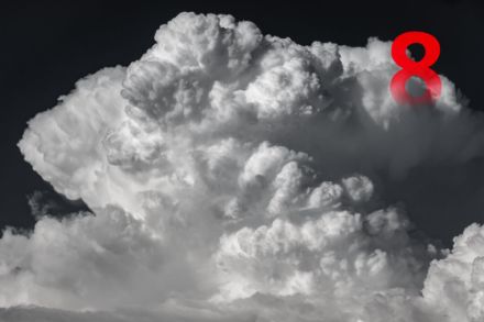 Nuage d’orage (Cumulonimbus) en développement le 6 juin 2019 au-dessus de la vallée du Rhin saint-galloise. Photo : MétéoSuisse, Urs Graf.