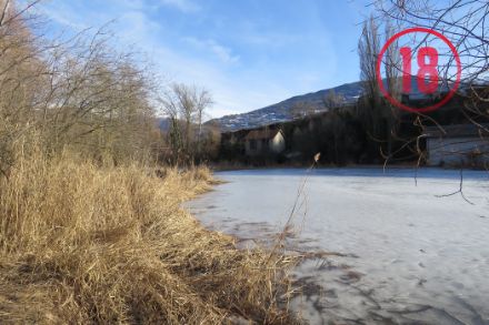 Le lac gelé de Mont-d’Orge en février 2022. Photo : MétéoSuisse, Didier Ulrich. 