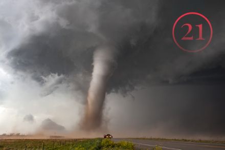 La célèbre « Tornade Alley » dans l’état du Colorado aux États-Unis, mai 2010.