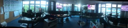 Salle de prévision du Centre Régional Ouest de MétéoSuisse, à Genève.