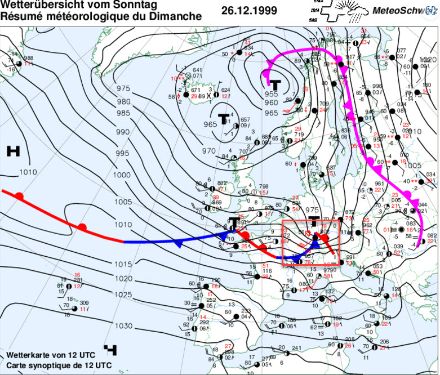 Tempête Lothard 26 décembre 1999
