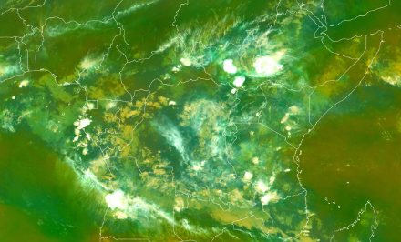 Figure 3 : orages en Afrique centrale et orientale 