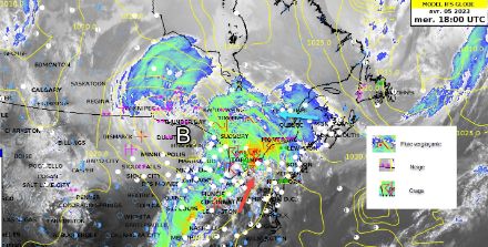 Perturbation du front polaire et pluie verglaçante