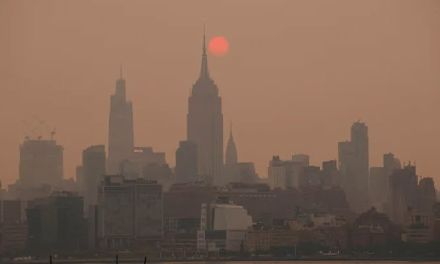 Smog sur la ville de New-York (USA) 06 juin 2023
