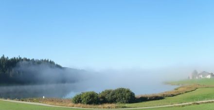 Lac des Taillières, région de la Brévine, mardi 26 septembre, 10h