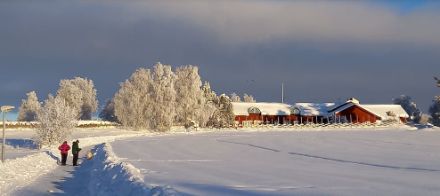 Fig. 5: le village de Brunflo dans la province suédoise de Jämtland le 17 novembre.