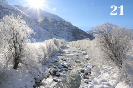 La Reuss à Andermatt (UR) le 7 décembre 2022. 