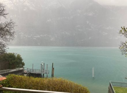 Figure 3. Précipitations à Mühlehorn au bord du Walensee dans le canton de Glaris le samedi 23 mars 2024.
