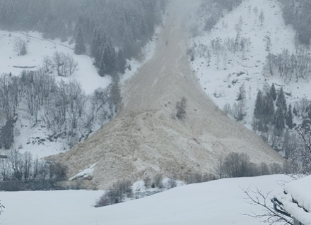 Avalanche près de Fontana dans le val Bedretto (Photo : Anna Parietti)