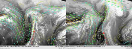 Situation à 300 hPa