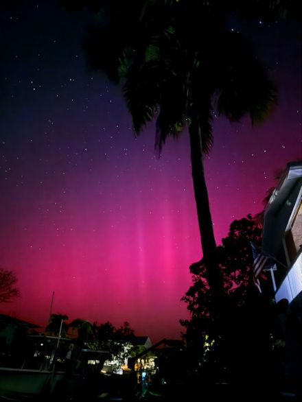 Aurore boréale vue depuis les Florida Keys