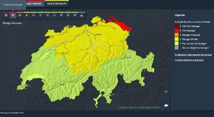 Carte des avis de crus émis par l’IOFEV, valide samedi 8 juin à 14h51.