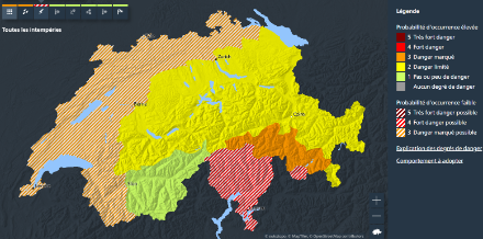 Carte de dangers