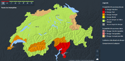 Carte des dangers