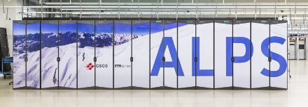 Le supercalculateur Alps au Centre national de calcul à Lugano