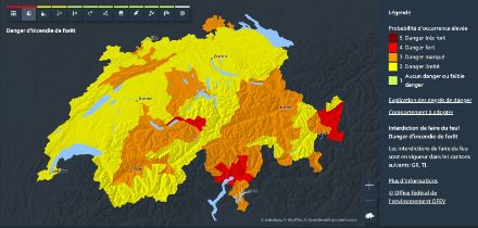 Danger d'incendie vendredi 11 avril 2025