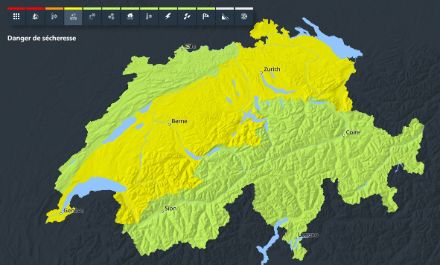 Carte des avis de sécheresse, valide le 26 juin 2025.