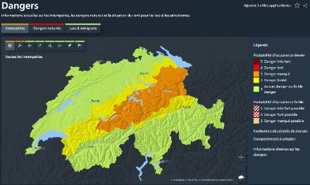 Carte des alertes actives pour dimanche et lundi.