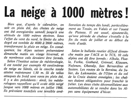 Article dans la Nouvelle revue de Lausanne, le 20.07.1981. Archive via scriptorium.ch