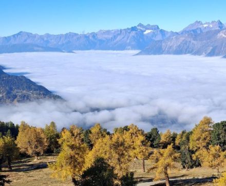 Le stratus a même pénétré en Valais ces dernières nuits