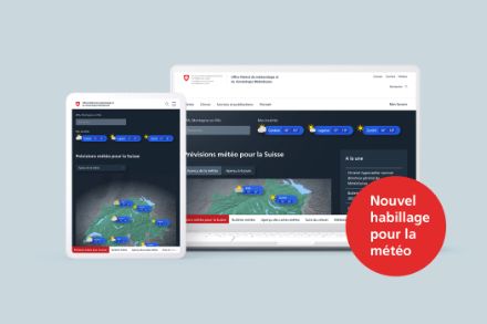 MétéoSuisse lance un nouveau site web : à partir du 14 novembre 2022
