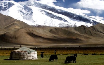Image de paysage en Asie centrale.