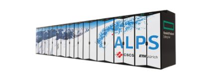 Vue extérieure du nouveau supercalculateur ALPS du CSCS.
