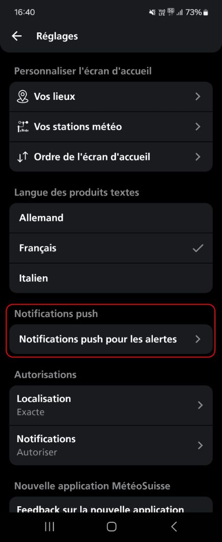 Je ne reçois pas de notifications d'alertes, pour quelle raison ?