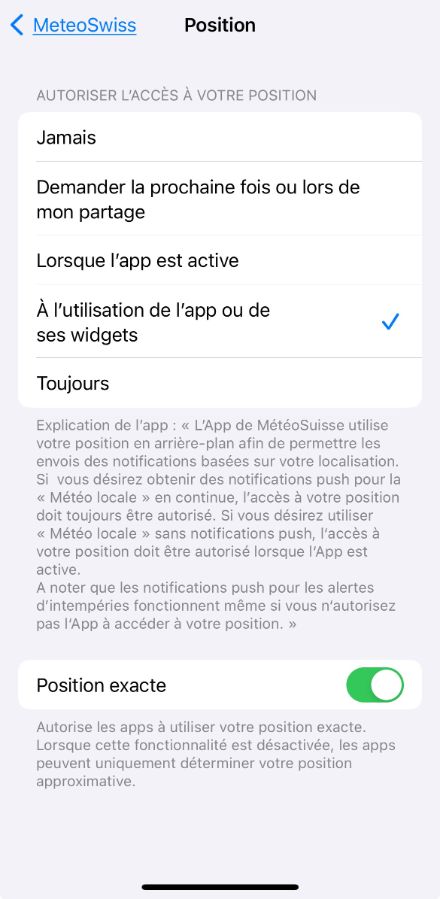 Pas d'indication de position sur la carte d'animation (point rouge).