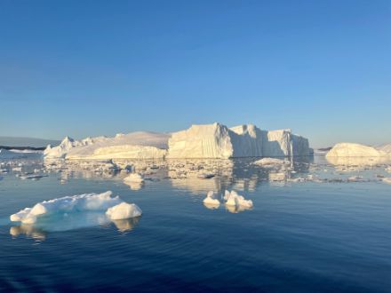 Icebergs au Groenland.