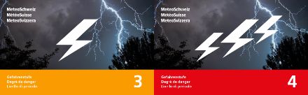 Illustration des alertes d’orage sur le blog de MétéoSuisse.