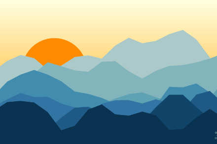Le panorama climatique – un panorama de montagne à partir de données climatiques suisses. Image : MétéoSuisse (idée inspirée par Antti Lipponen, https://twitter.com/anttilip/status/1460683148837199873)