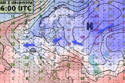 Anticyclone sibérien, une vague de froid en embuscade