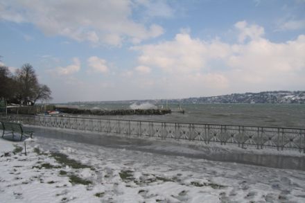 Quai de la Perle du Lac à Genève le 26 ajnvier 2005