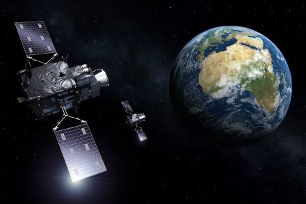 Vue d’artiste des futurs satellites européens MTG de troisième génération