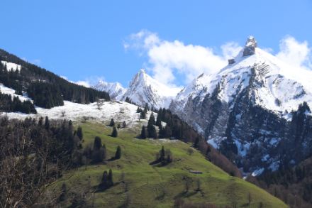 Dans le Wägital, la nébulosité s'est largement dissipée dès le matin grâce à l'influence croissante du foehn en altitude. Photo : Daniel Gerstgrasser.