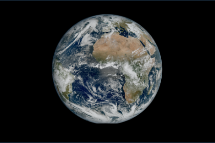 La première image du nouveau satellite météorologique montre les conditions météorologiques sur l'Europe, l'Afrique et l'Atlantique avec une résolution sans précédent. (Imager 1 Satellite, 18.3.2023, 11:50 UTC).