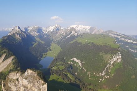 Le massif du Säntis par beau temps.