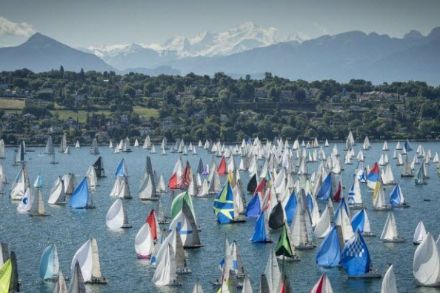 Bol d'or Mirabaud la plus grande régate au monde sur bassin fermé (Image Loris Von Siebenthal)